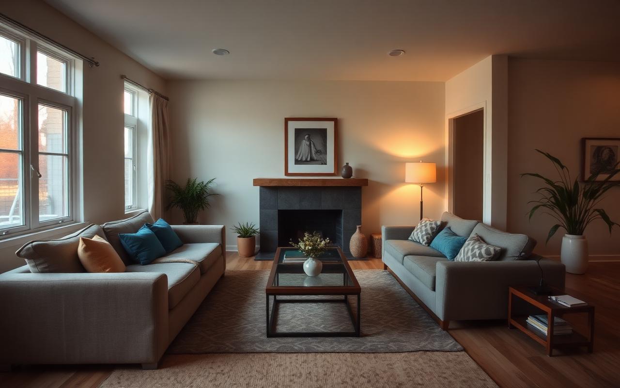Ordinary listing photo of the same living room
